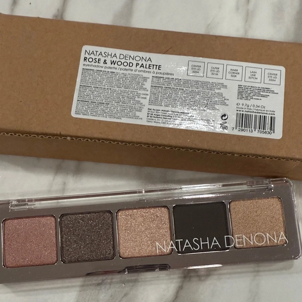Natasha Denona Glam Eyeshadow Palette - Pink, Brown, Cream - Picture 2 of 7